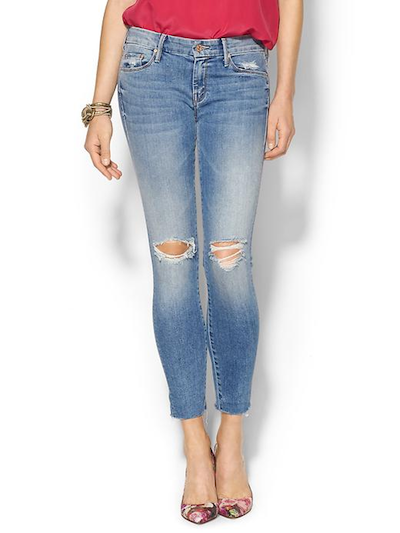 Mother The Looker Ankle Fray Jeans