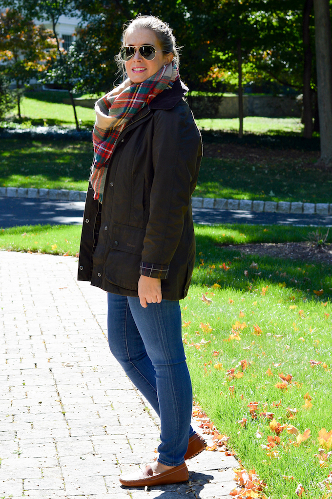 Plaid Blanket Scarf – Partial to Pink