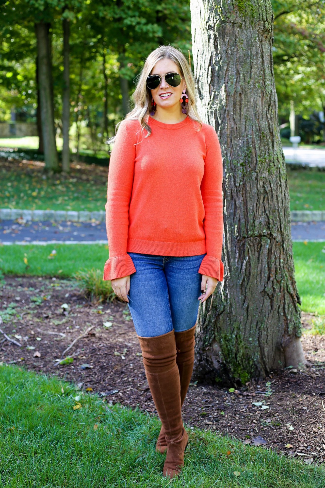 Ruffle Cuff Sweater – Partial to Pink