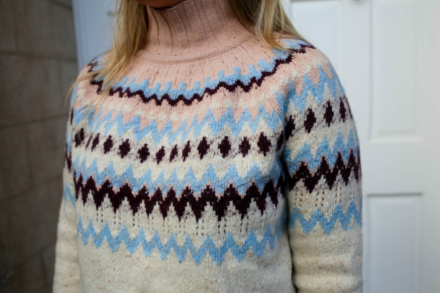 Fair Isle Sweater – Partial to Pink