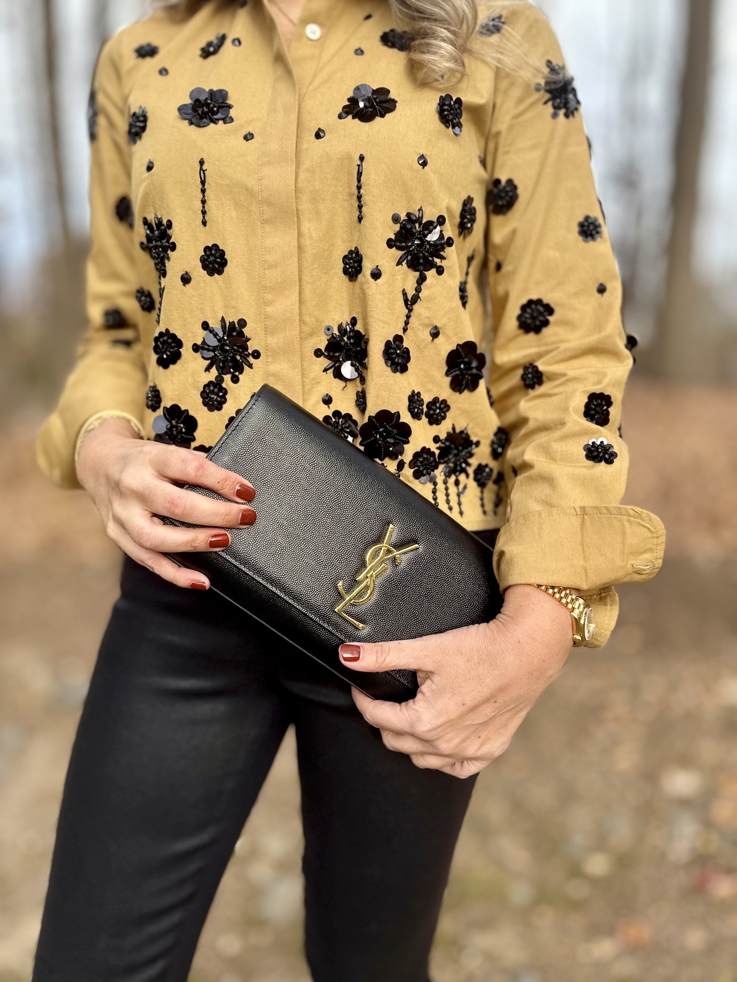 ysl kate clutch